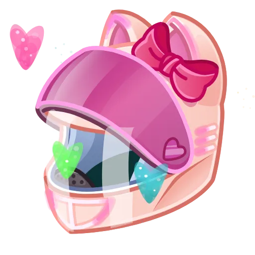 🏍 Эмодзи «Neko Helmet Купить» для Telegram