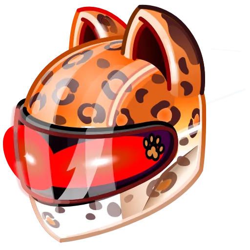 🏍 Эмодзи «Neko Helmet Купить» для Telegram