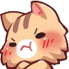 ☹️ Эмодзи «Neko» для Telegram