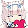 💙 Эмодзи «❤ Набор эмоджи с аниме тяночками» для Telegram