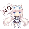 👎 Эмодзи «Nekopara Premium Ver» для Telegram