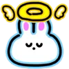 😇 Эмодзи «Neon Bunny» для Telegram