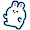 🕺 Эмодзи «Neon Bunny» для Telegram
