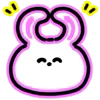 ☺️ Эмодзи «Neon Bunny» для Telegram