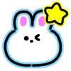 😉 Эмодзи «Neon Bunny» для Telegram