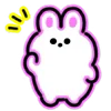 🫡 Эмодзи «Neon Bunny» для Telegram