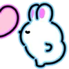 😘 Эмодзи «Neon Bunny» для Telegram