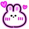 ❤️ Эмодзи «Neon Bunny» для Telegram
