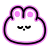 😌 Эмодзи «Neon Bunny» для Telegram