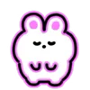 😌 Эмодзи «Neon Bunny» для Telegram
