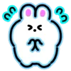 👏 Эмодзи «Neon Bunny» для Telegram