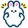 🐰 Эмодзи «Neon Bunny» для Telegram