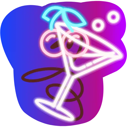 🍾 Эмодзи «Neon Classic» для Telegram