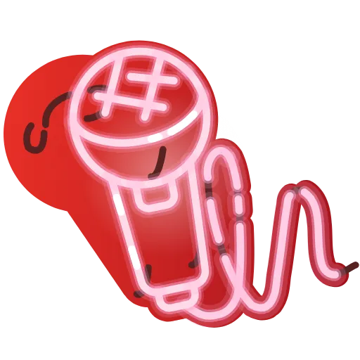 🎙 Эмодзи «Neon Classic» для Telegram