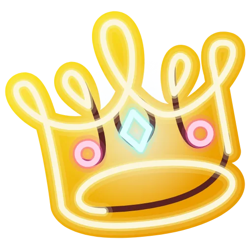 👑 Эмодзи «Neon Classic» для Telegram