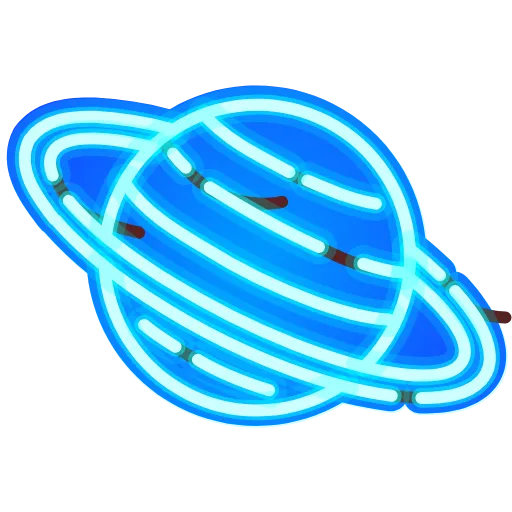 🪐 Эмодзи «Neon Classic» для Telegram