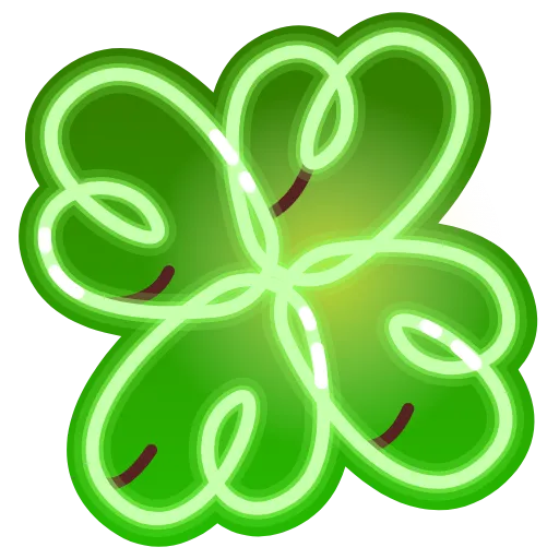 🍀 Эмодзи «Neon Classic» для Telegram