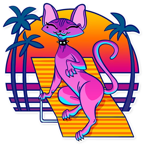 🌅 Стикер «The Neon Demon» для Telegram