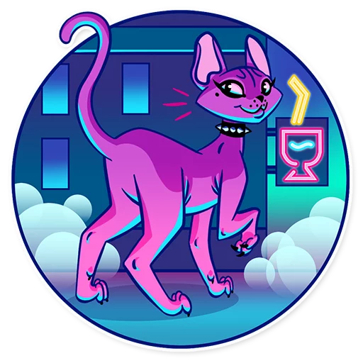 🍷 Стикер «The Neon Demon» для Telegram