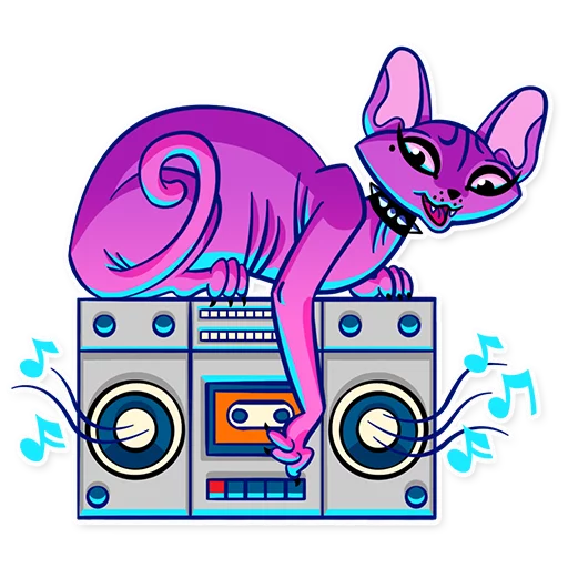 🎶 Стикер «The Neon Demon» для Telegram