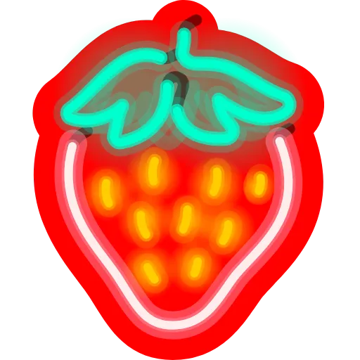 🍓 Эмодзи «Neon Emoji» для Telegram