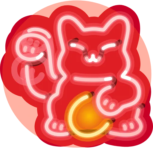 🐱 Эмодзи «Neon Emoji» для Telegram