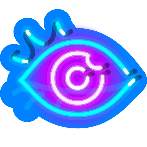 👁 Эмодзи «Neon Emoji» для Telegram