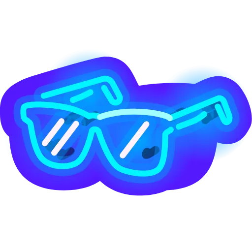 🕶 Эмодзи «Neon Emoji» для Telegram