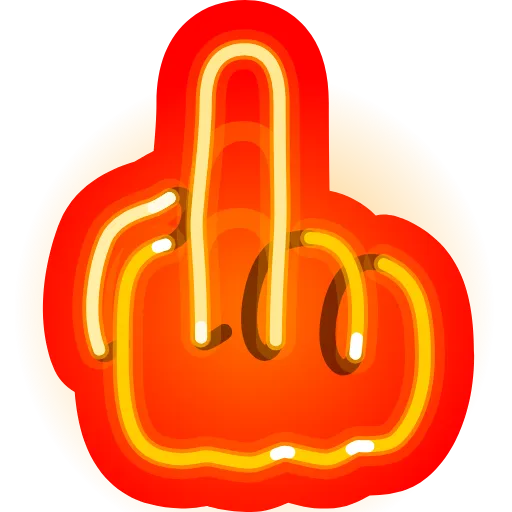 🖕 Эмодзи «Neon Emoji» для Telegram