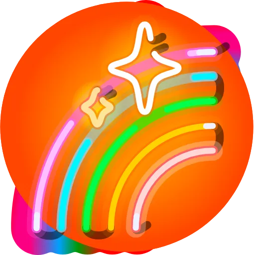 🌈 Эмодзи «Neon Emoji» для Telegram