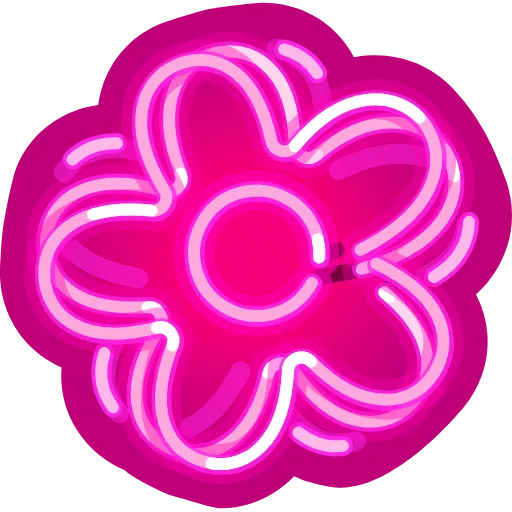 🌸 Эмодзи «Neon Emoji» для Telegram