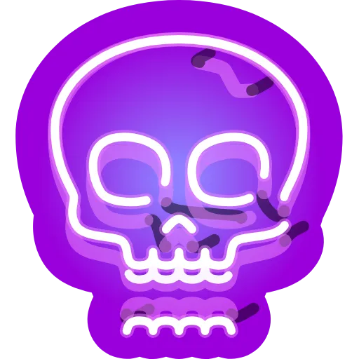 💀 Эмодзи «Neon Emoji» для Telegram