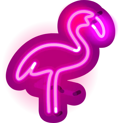 🦩 Эмодзи «Neon Emoji» для Telegram