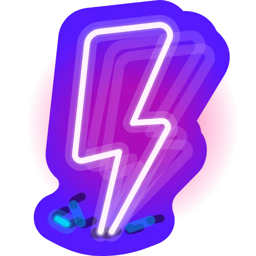 ⚡ Эмодзи «Neon Emoji» для Telegram