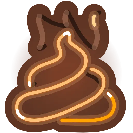 💩 Эмодзи «Neon Emoji» для Telegram
