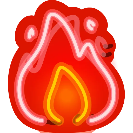 🔥 Эмодзи «Neon Emoji» для Telegram