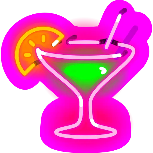 🍸 Эмодзи «Neon Emoji» для Telegram
