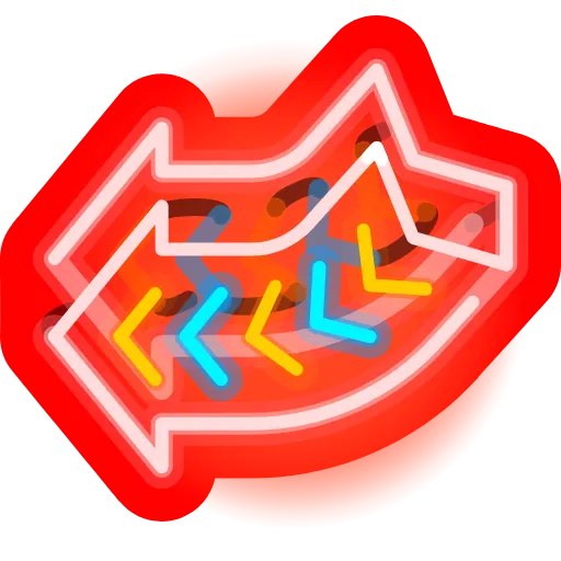 ⬅ Стикер «Neon Emoji» для Telegram