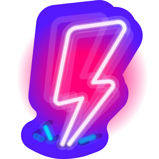 ⚡ Стикер «Neon Emoji» для Telegram