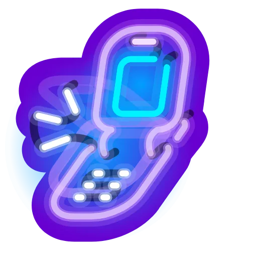 📱 Стикер «Neon Emoji» для Telegram