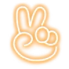 ✌️ Эмодзи «Neon Emojis» для Telegram