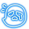 😭 Эмодзи «Neon Emojis» для Telegram