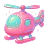 🚁 Эмодзи «🫖 Neon Glossy - розовые эмодзи» для Telegram
