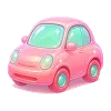🚘 Эмодзи «🫖 Neon Glossy - розовые эмодзи» для Telegram
