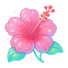 🌺 Эмодзи «🫖 Neon Glossy - розовые эмодзи» для Telegram