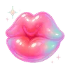 💋 Эмодзи «🫖 Neon Glossy - розовые эмодзи» для Telegram
