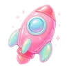 🚀 Эмодзи «🫖 Neon Glossy - розовые эмодзи» для Telegram