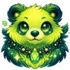 🐼 Эмодзи «Неон И Бездна» для Telegram