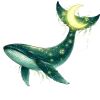 🐋 Эмодзи «Неон И Бездна» для Telegram