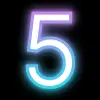 5️⃣ Эмодзи «Неоновые буквы» для Telegram